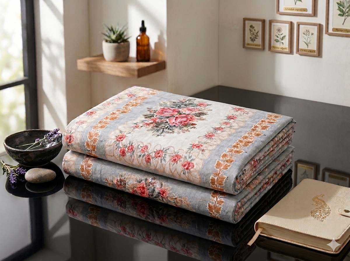 500Count Celestial Blue 100% Pure Cotton King Size Bed Sheet (100×108 Inches) with 2 Pillow Covers 4