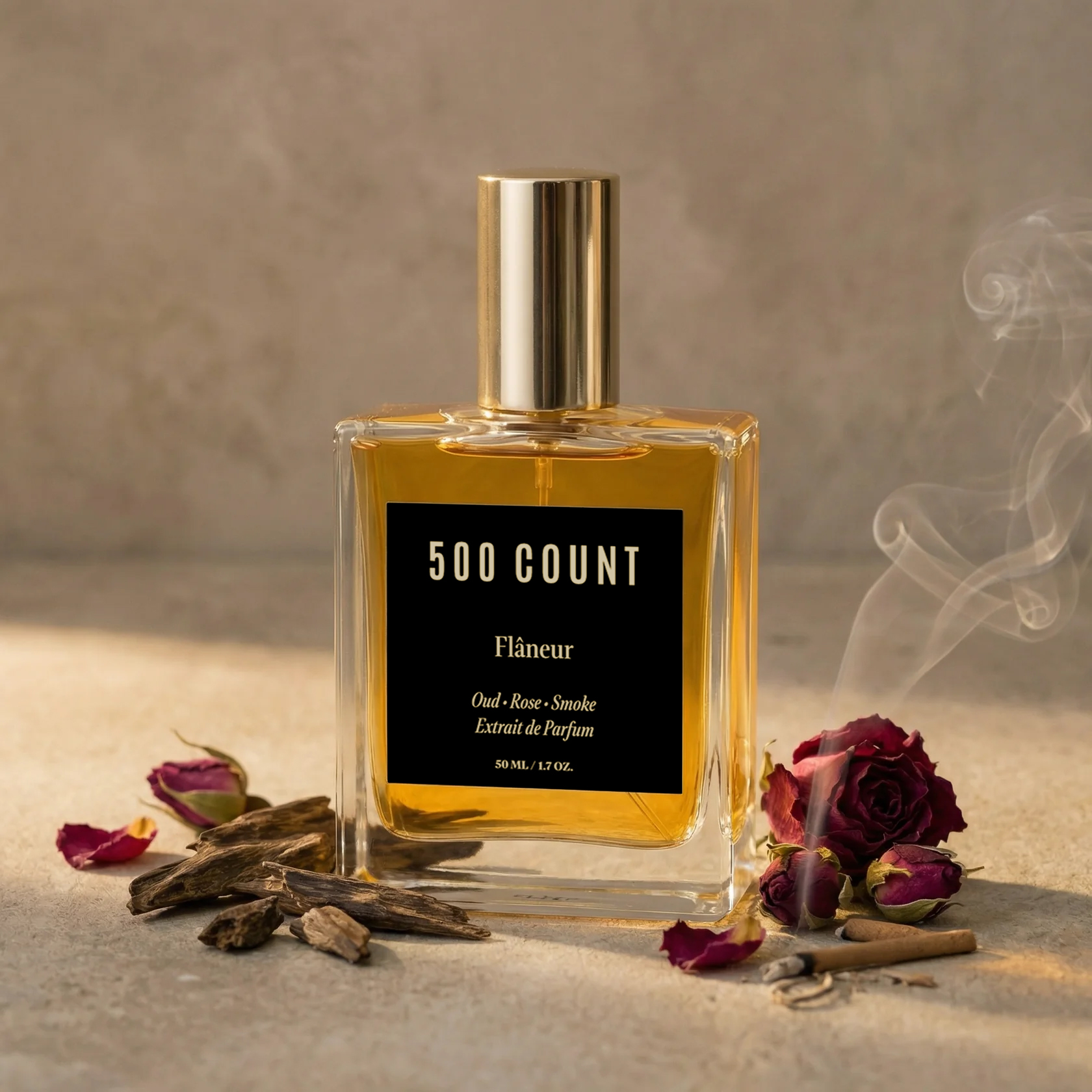 500Count FLÂNEUR Long Lasting Unisex Perfume (50 mL) — Inspired by: Louis Vuitton Ombre Nomade