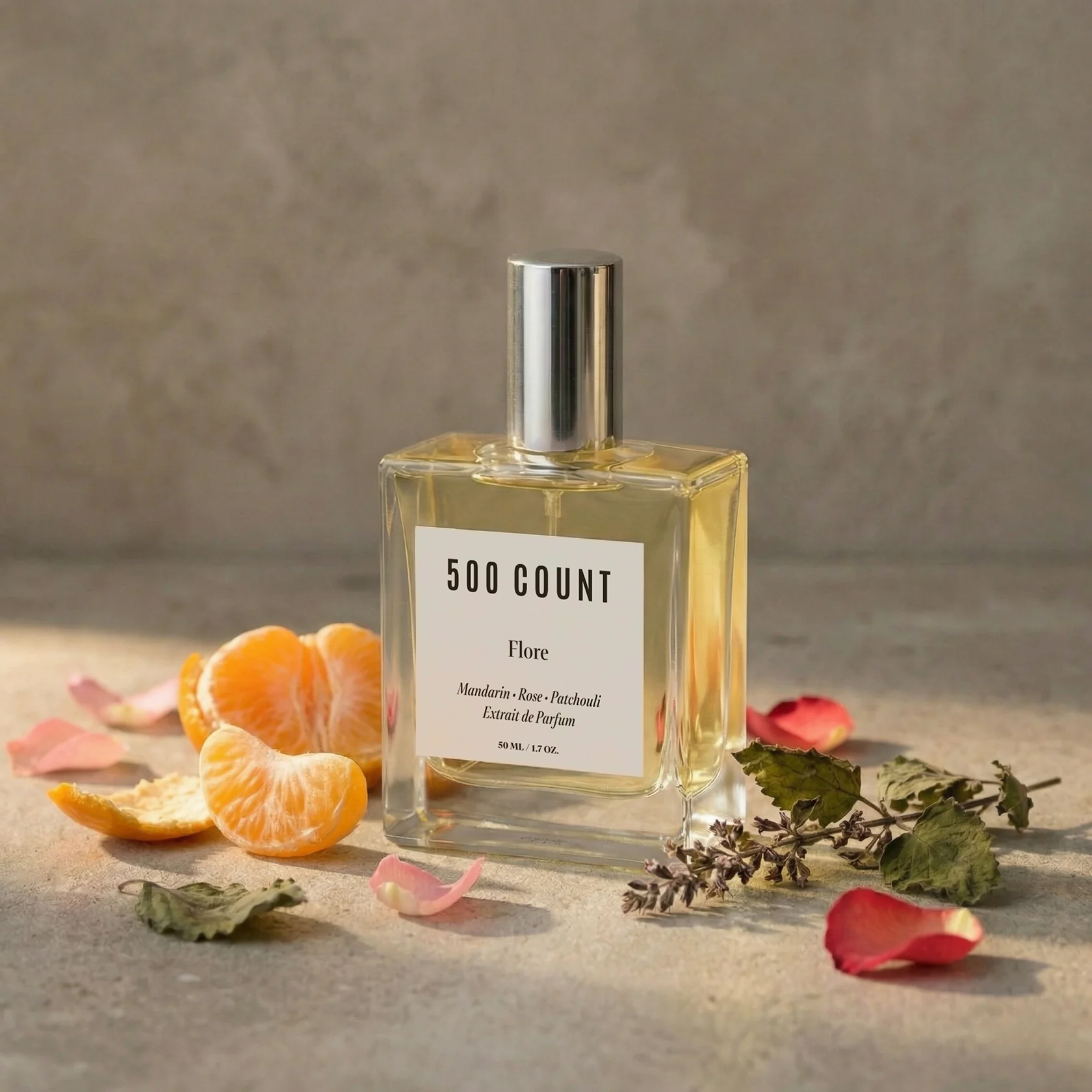 500Count FLORE Long Lasting Women Perfume (50 mL) — Inspired by: Gucci Flora