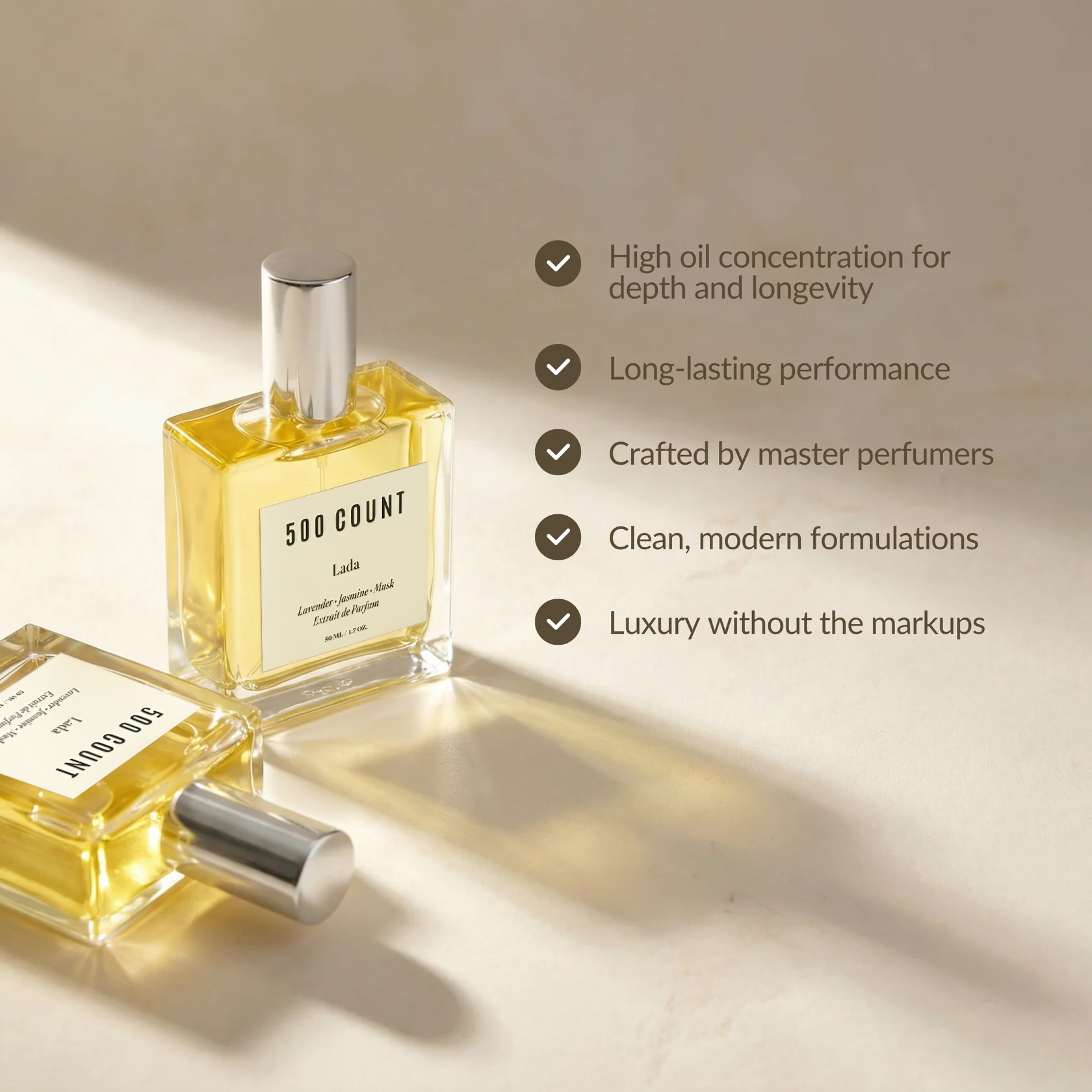 500Count LADA Long Lasting Women Perfume (50 mL) — Inspired by: YSL Libre alternate