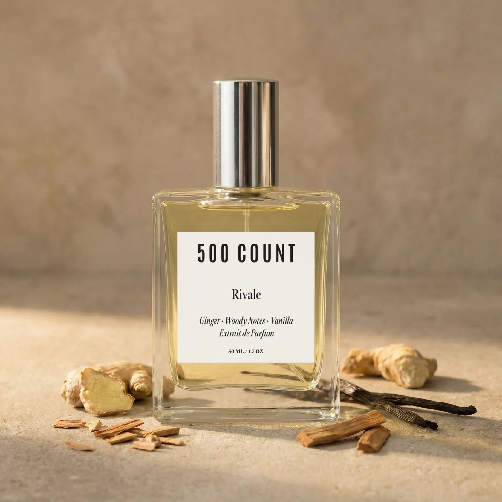 500Count RIVALE Long Lasting Men Perfume (50 mL) — Inspired by: Azzaro Most Wanted